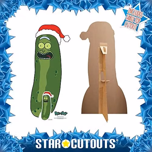Star Cutouts SC4180 Pickle Rick Green Cardboard Christmas Tabletop Decoration – 2