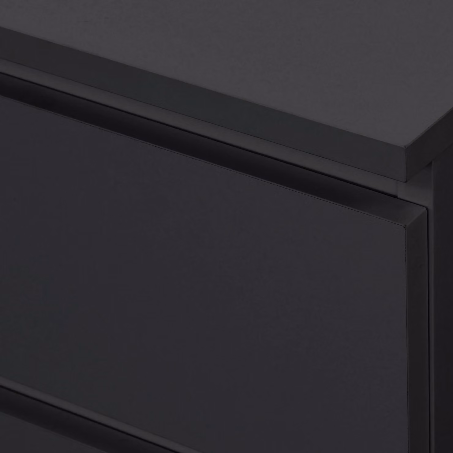 Birlea Oslo 3 Drawer Chest in Black, W/D/H: 80 x 40 x 77 cm – 4