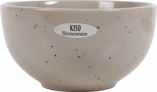 Kiso Stoneware Cereal Bowl in Grey