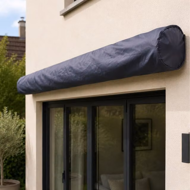 JSH Waterproof Awning Protector Cover, Black, 3m
