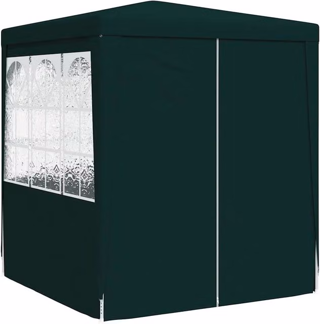 Berkfield Home Professional Party Tent with Side Walls, Green, W x D: 2.5 x 2.5 m – 1