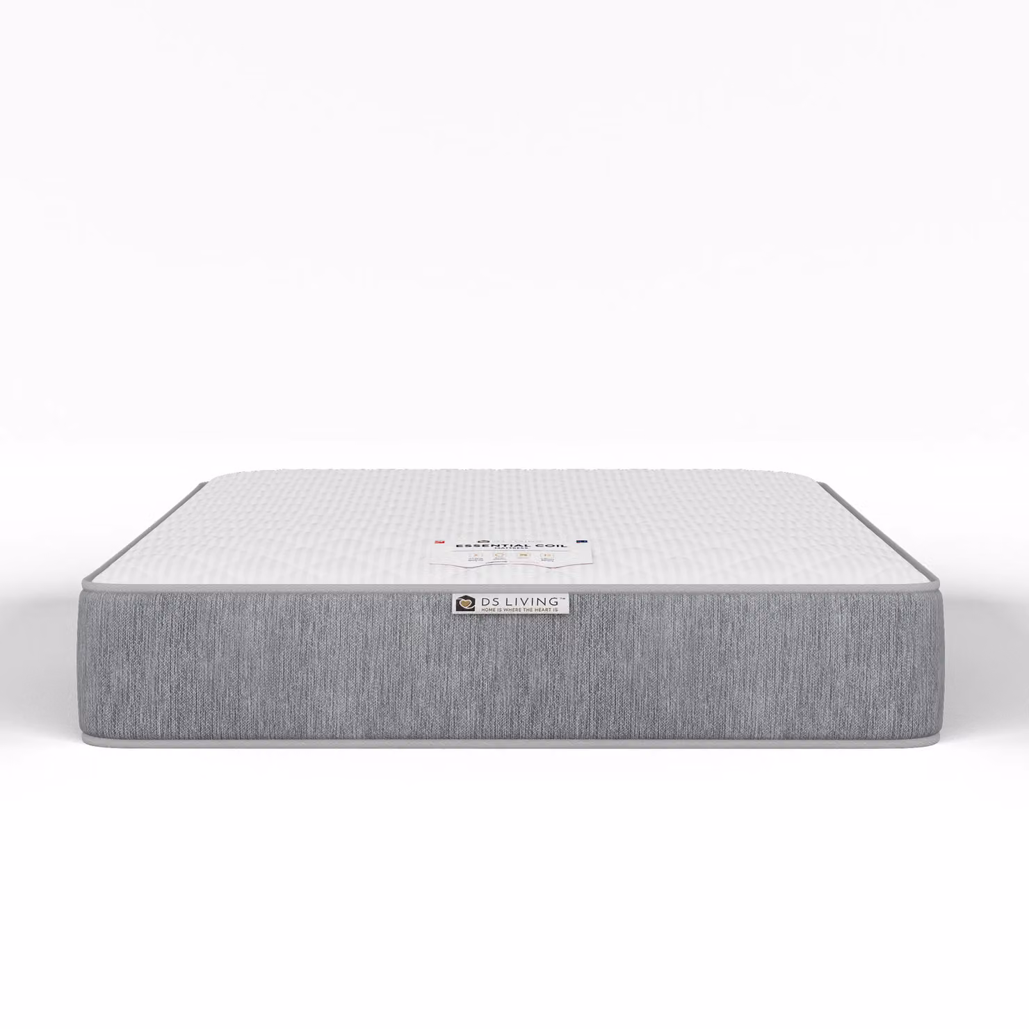 DS Living EasyRest Medium Soft Bonell Spring Essentials Mattress in Grey, W: 180 cm, D: 200 cm – 2
