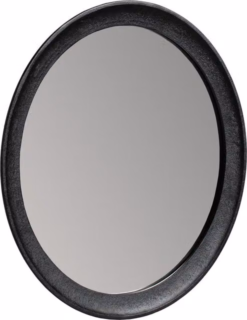 MH London Gigi Oval Accent Wall Mirror in Black
