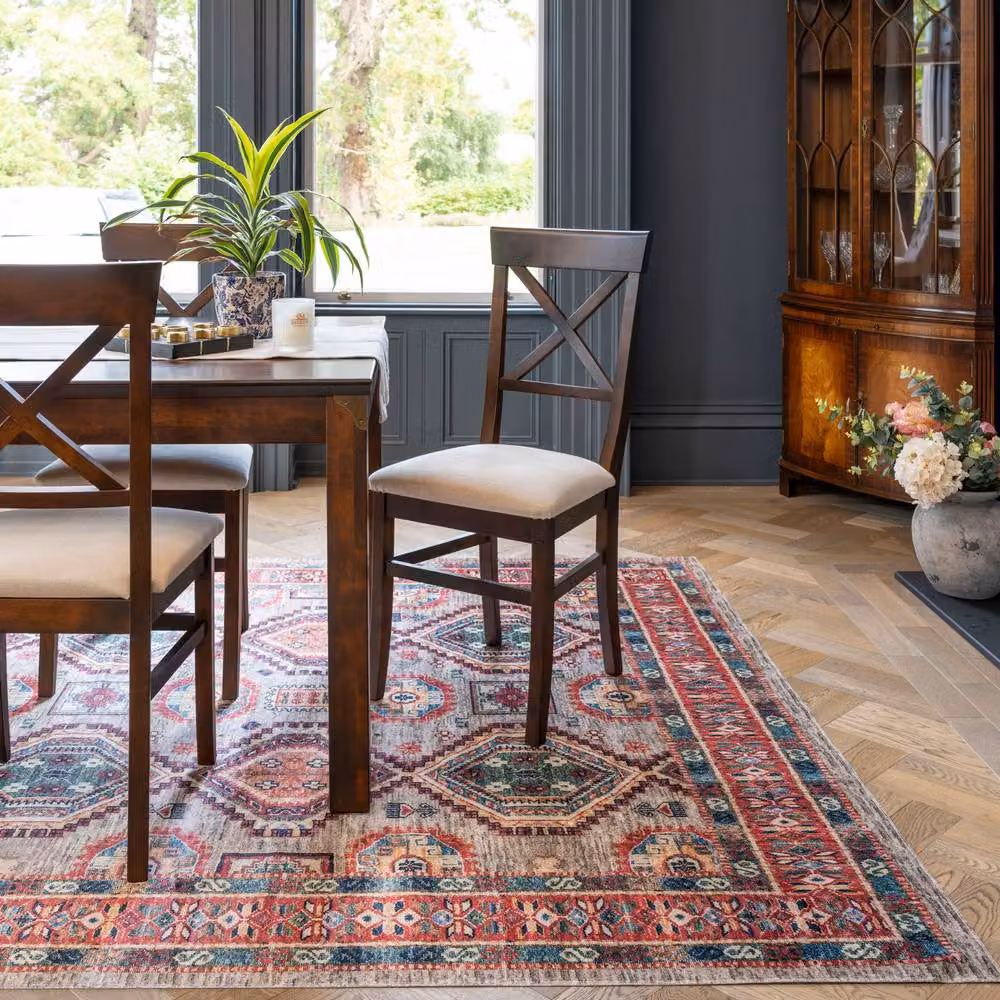 Kukoon Multicolour Traditional Persian Oriental Area Rug, W: 60 cm, L: 240 cm – 2