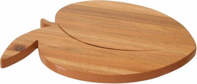 Orsina Peach Design Brown Wood Chopping Board – 1