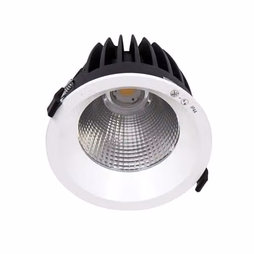 Netlighting Italux Kerez Modern White LED Outdoor Recessed Ground Downlight 4000K