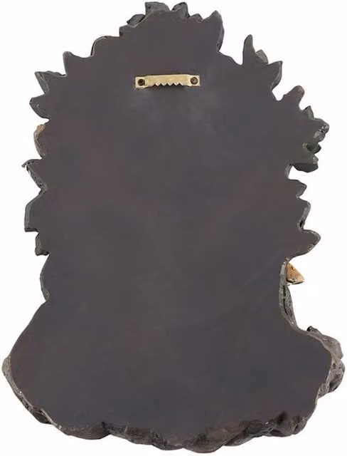KDMK Green Goddess Hanging Wall Plaque Bird Feeder in Green