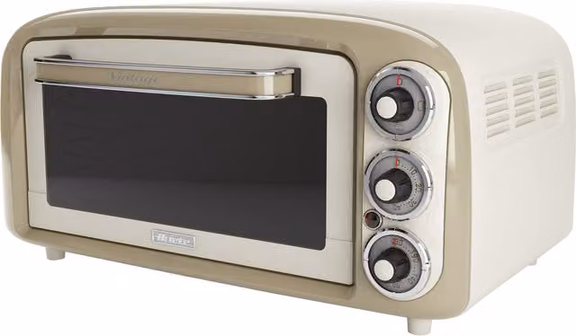 Ariete Vintage Style 18L Electric Mini Oven in Cream/Beige