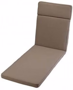 Glendale Garden & Leisure Ltd Stone Sunlounger Cushion in Sand and Beige – 1