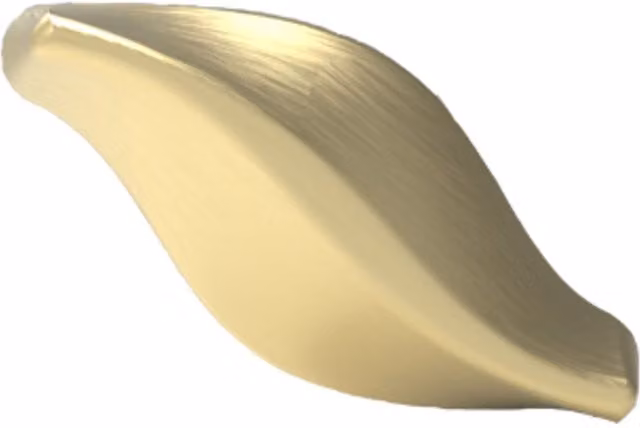 Thomas Dudley Osmo F1 Actuator Kit Design A in Brushed Brass Gold, Left Hand