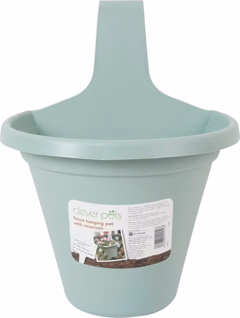 Clever Pots Grey Hanging Planter Basket