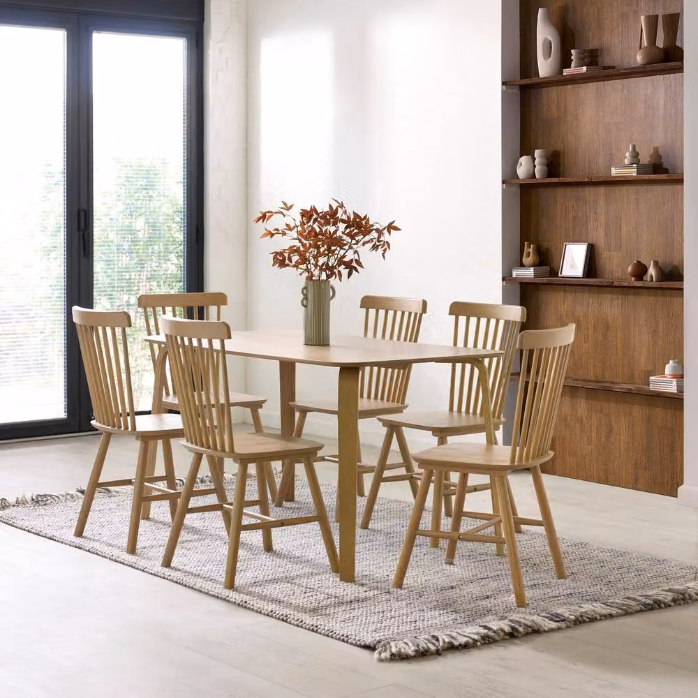 Cheshire Oakridge Premium Oak Dining Chairs, Set of 2, Brown – 3