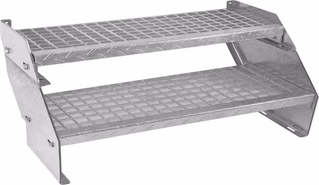 Monster Shop Silver Adjustable Steel Leaning Ladder, Height: 90 cm