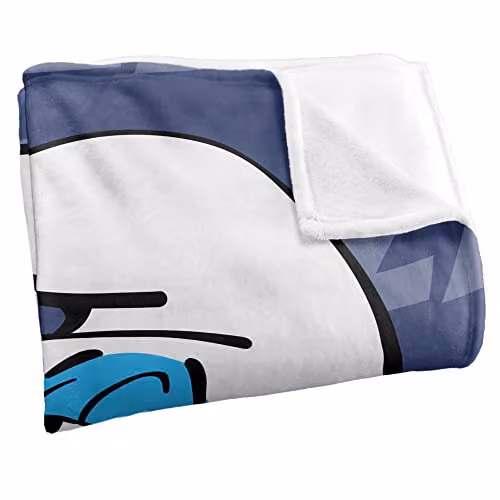 LOGOVISION White Fluffy Fleece Throw Blanket for Children, W/D/H: 152 x 127 cm – 2