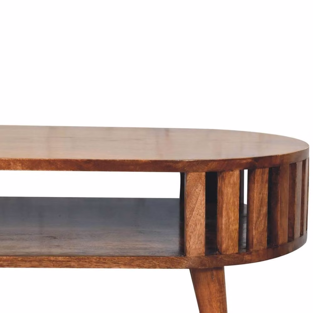STILVORA Modern Brown Wooden Table – 4