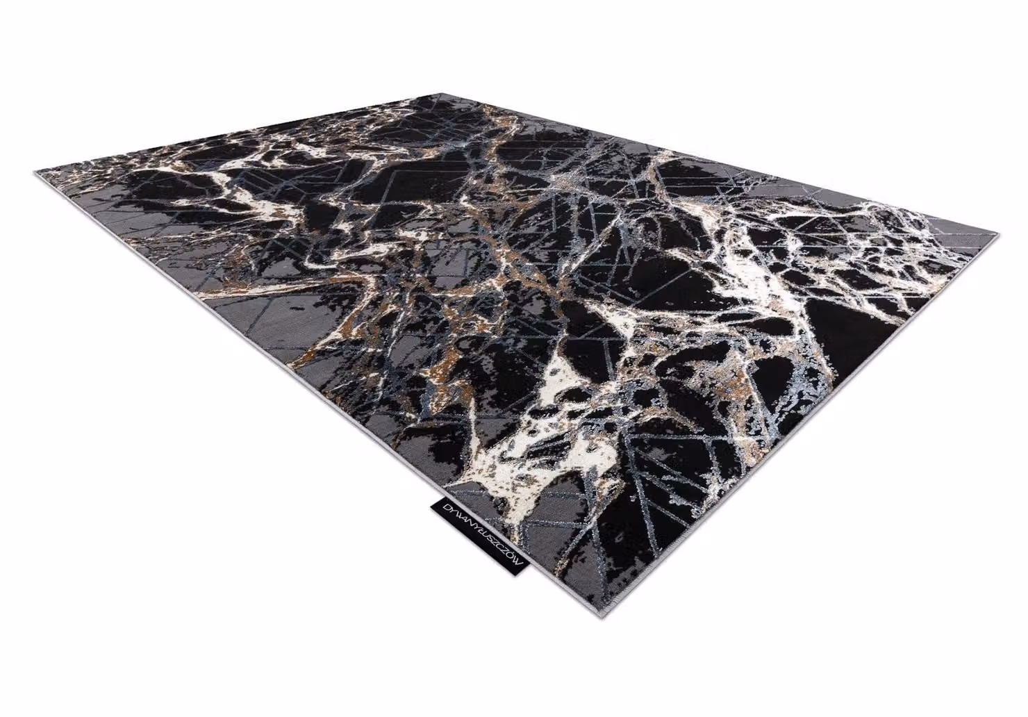 RugsX De Luxe Abstract Grey and Multicolour Rectangular Rug, W: 180 cm, D: 270 cm – 4