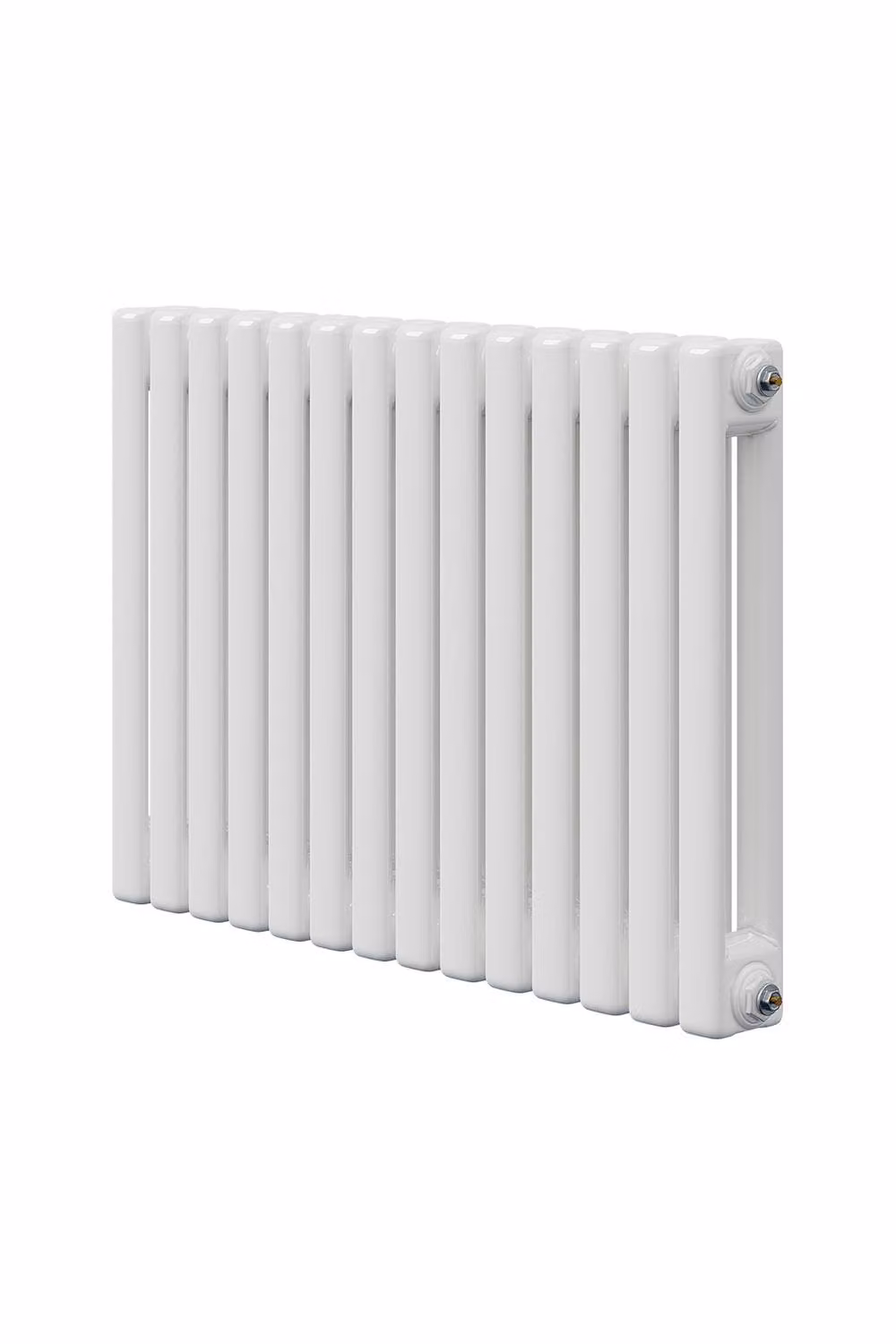 Living and Home 4633 BTU Horizontal Double Column Radiator in White, W/H: 60 x 84 cm – 2