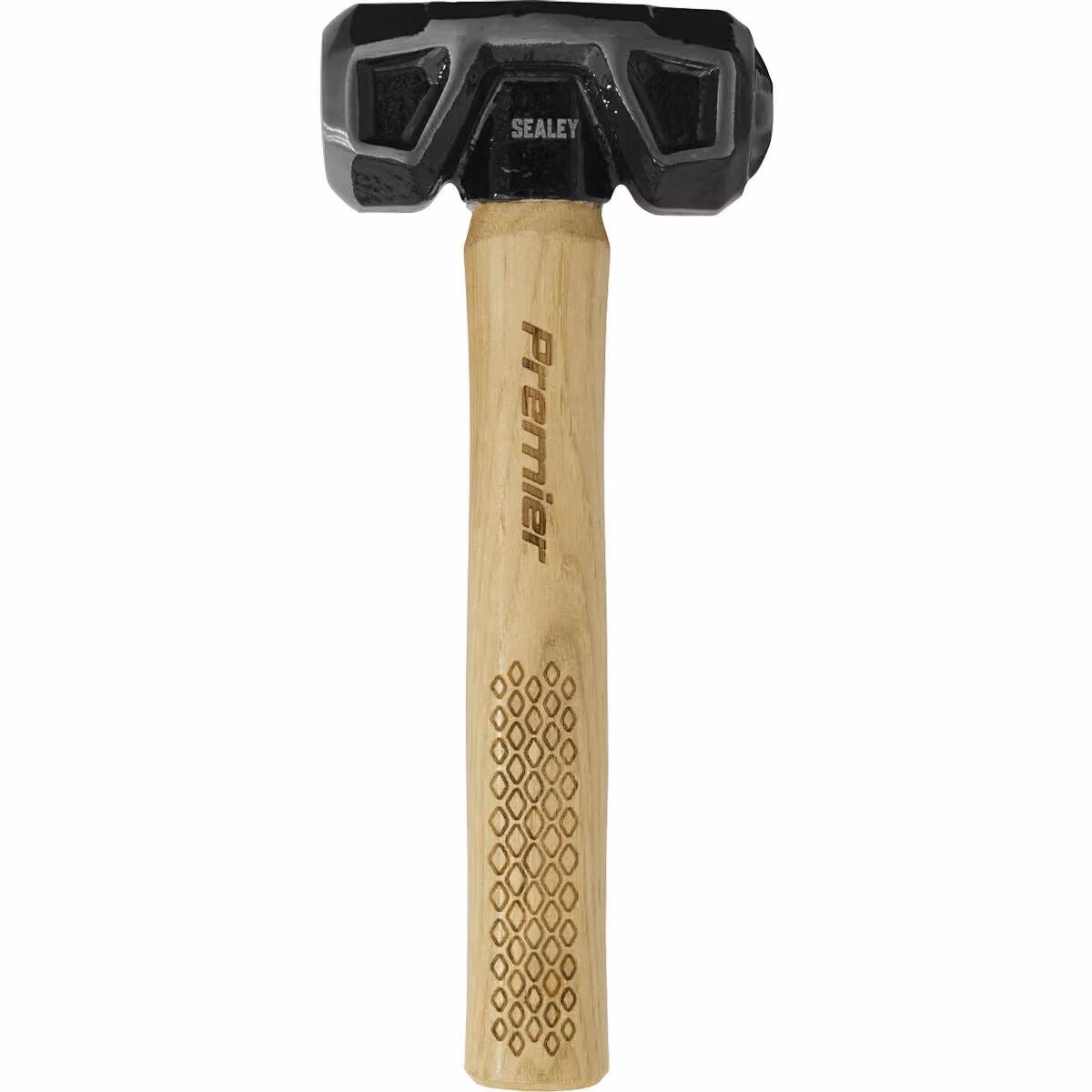 Loops 3lb Club Hammer with Hickory Wooden Shaft and Drop Forged Carbon Steel Head in Grey – 2