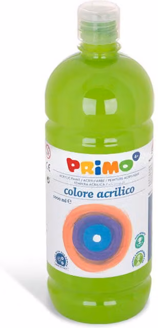 Primo Acrylic Paint in Light Green and Yellow, 1000ml