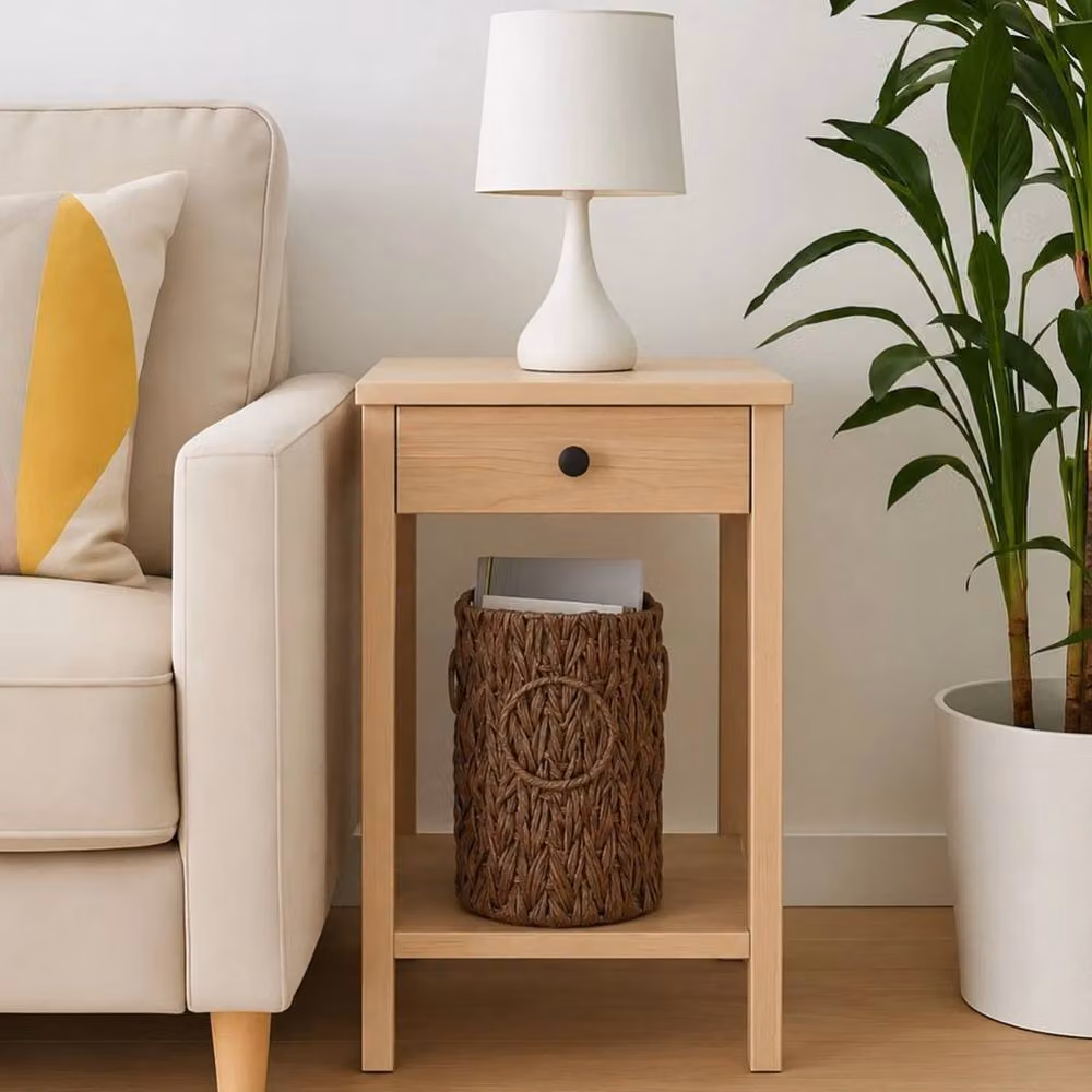Kelvenix Brown Freestanding Bathroom Toilet Paper Organizer Basket W/D/H: 16.0 x 24.0 x 40.0 cm – 4