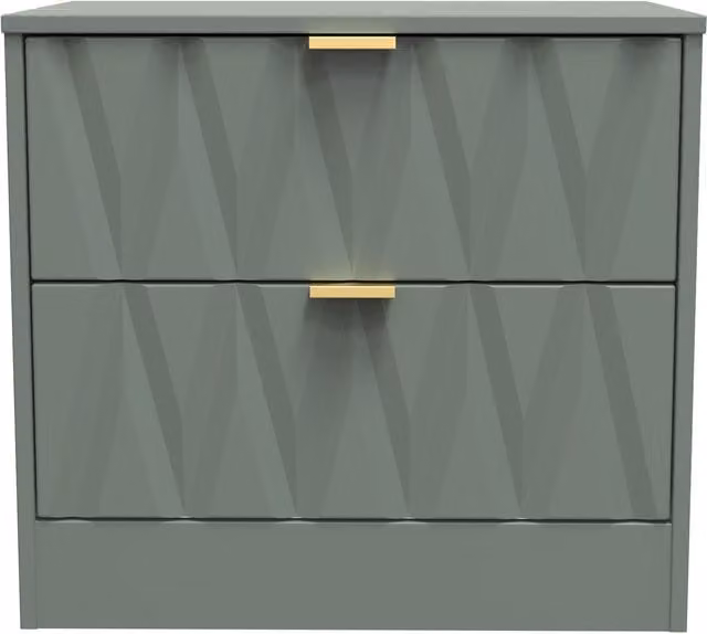 2 U Washington 2 Drawer Side Table in Pale Green