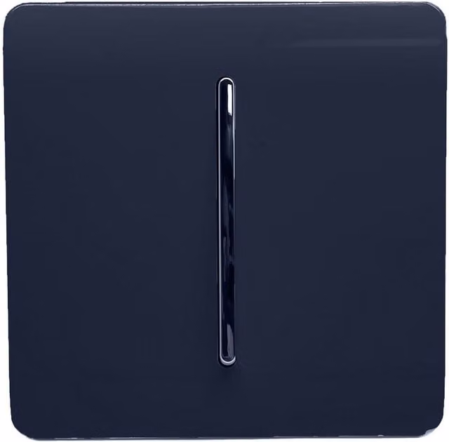 Trendi Switch 10 Amp Triple Pole Fan Isolator Switch, Navy Blue