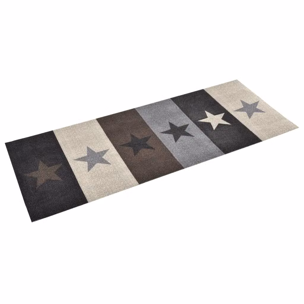 Berkfield Home Washable Stars Kitchen Carpet, Multicolour, W: 60 cm, L: 180 cm – 2