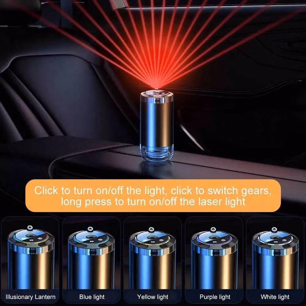 FLAVORA Smart Car Diffuser Automatic Air Freshener in Black and Silver – 5