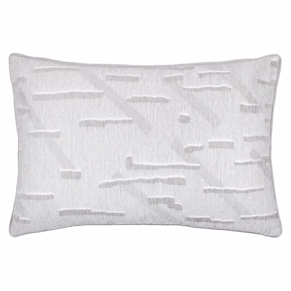 Evans Lichfield Grey Velvet Rectangular Cushion W: 40 cm, D: 40 cm – 2