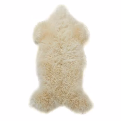 Simply Sheepskin White Genuine Sheepskin Rug, W: 100 cm, D: 90 cm, H: 60 cm – 1
