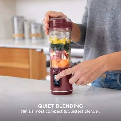 Ninja Blast Cordless Portable Blender in Red, 0.53 l – 9