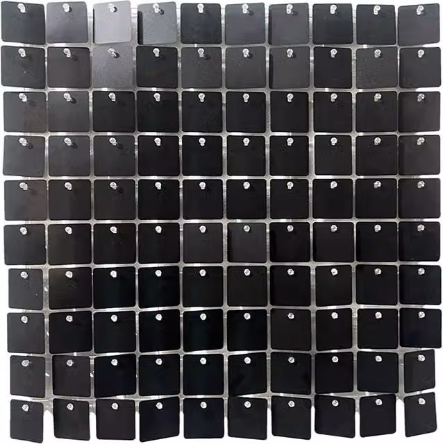 Neel Blue Shimmer Sequin Wall Panel Backdrop in Midnight Blue, W/D/H: 30 x 30 x 30 cm