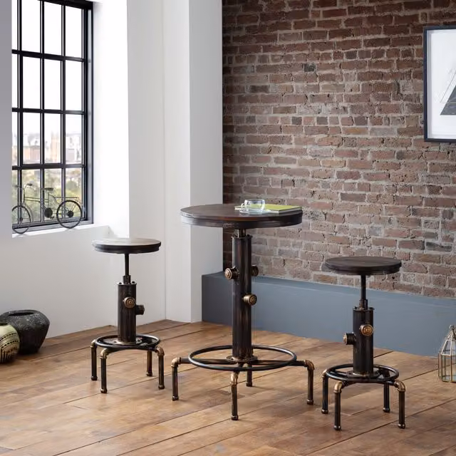 Julian Bowen Rockport Barstool in Brown – 5