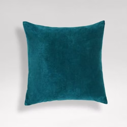 Christy Jaipur Luxury Filled Velvet Square Cushion in Blue or Green, W/D/H: 45 x 45 x 45 cm – 5