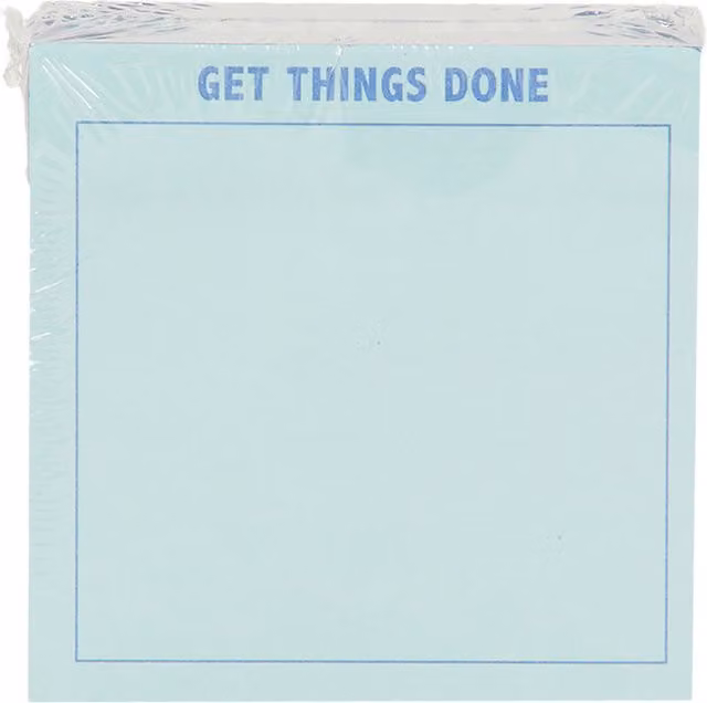 idoodle Essentials Blank Multicolour Sticky Note Block