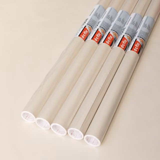 dc fix Matt Sand Self Adhesive Vinyl Wrap for Kitchen Doors and Furniture, Pack of 5, W: 67.5 cm, L: 2 m