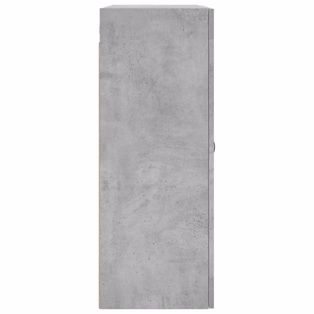 Berkfield Home Wall Mounted Cabinet in Concrete Grey with Glass Doors, W/D/H: 69.5 x 34 x 90 cm – 4
