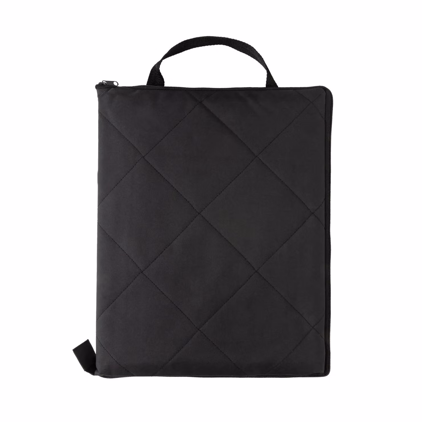 XD Design RPET Quilted Picnic Blanket in Black with Carry Bag – 2