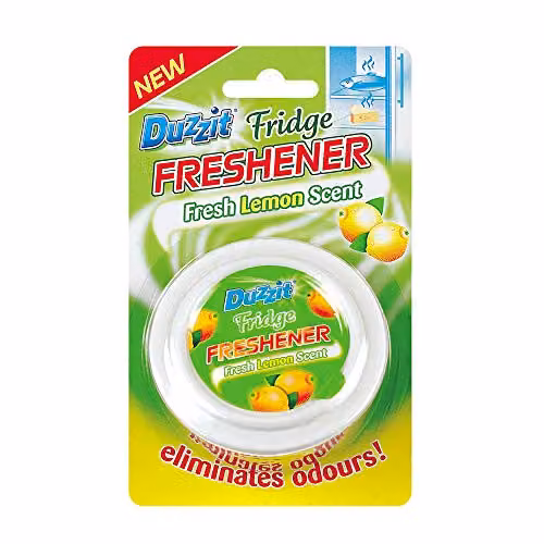Duzzit Fridge Deodoriser Balls with Fresh Lemon Scent, 6 Pack, White
