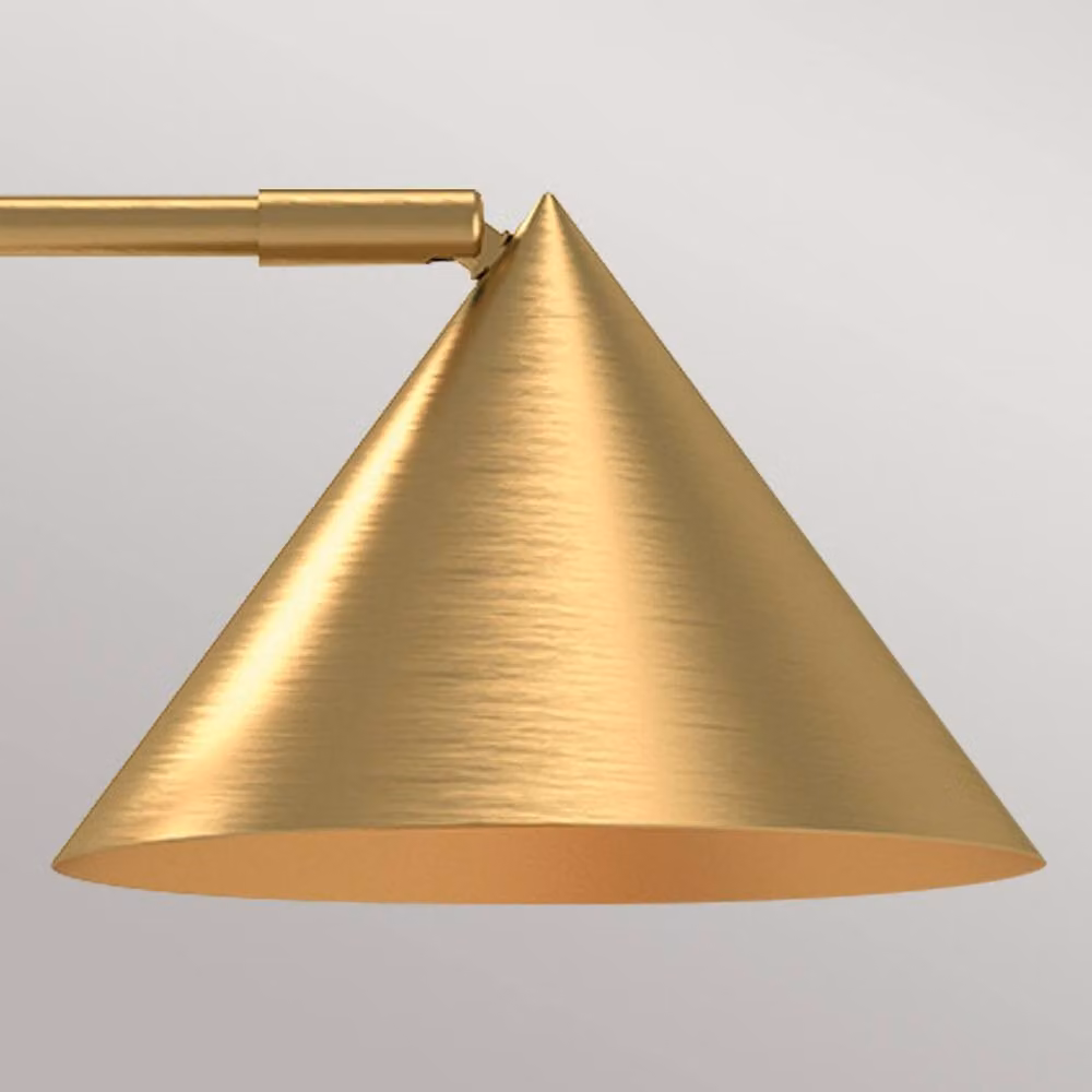 Netlighting Alora Mood Remyck Contemporary Desk Task Lamp in Gold/Brass with E27 Socket – 2