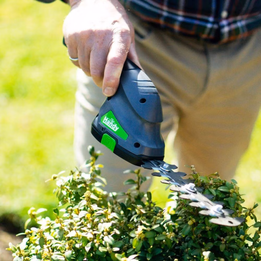 !mpulse Brands 3.6V Mini Hedge Trimmer and Grass Shear in Dark Grey – 4