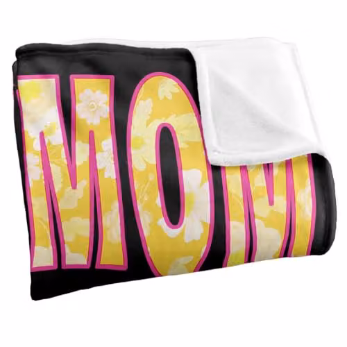 Warner Bros. Batman Best Mom In Gotham Super Soft Silky Touch Fleece Throw Blanket, Multicolour, W/D/H: 152 x 127 cm – 2