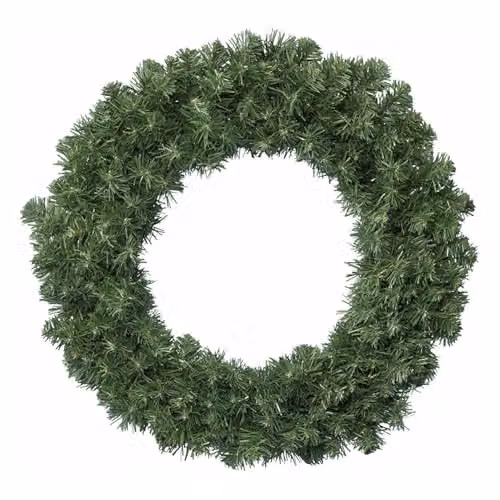Kaemingk Plain Green Artificial Imperial Pine Christmas Wreath, Diameter: 50 cm – 2