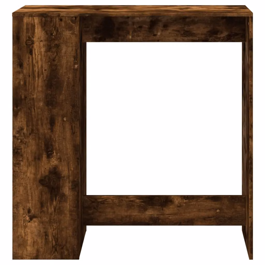Berkfield Home Bar Table with Racks in Smoked Oak Brown, W/D/H: 101 x 40 x 103.5 cm – 4