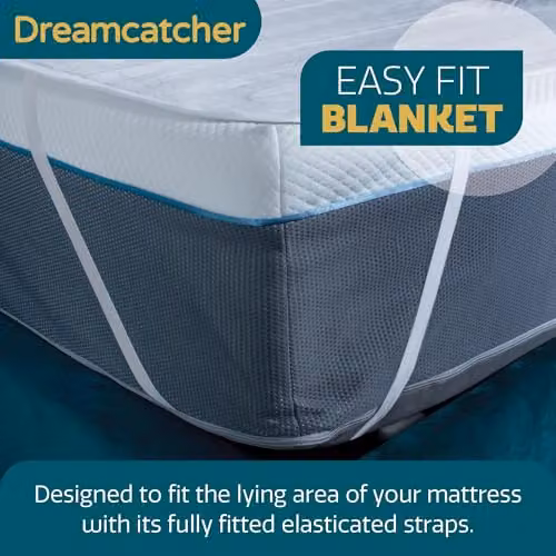 Dreamcatcher Single Electric Blanket in White, 3 Heat Settings, W/D/H: 90 x 190 cm – 5