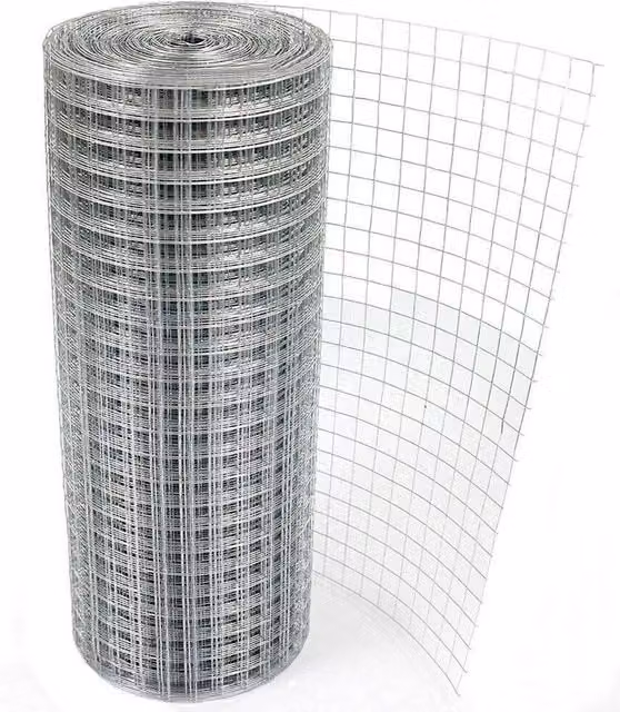 FLAVORA Silver Galvanised Metal Mesh Henhouse Garden Net, 0.6m2 – 1