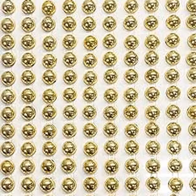 Syntego 200 Metallic Gold Round Pearls