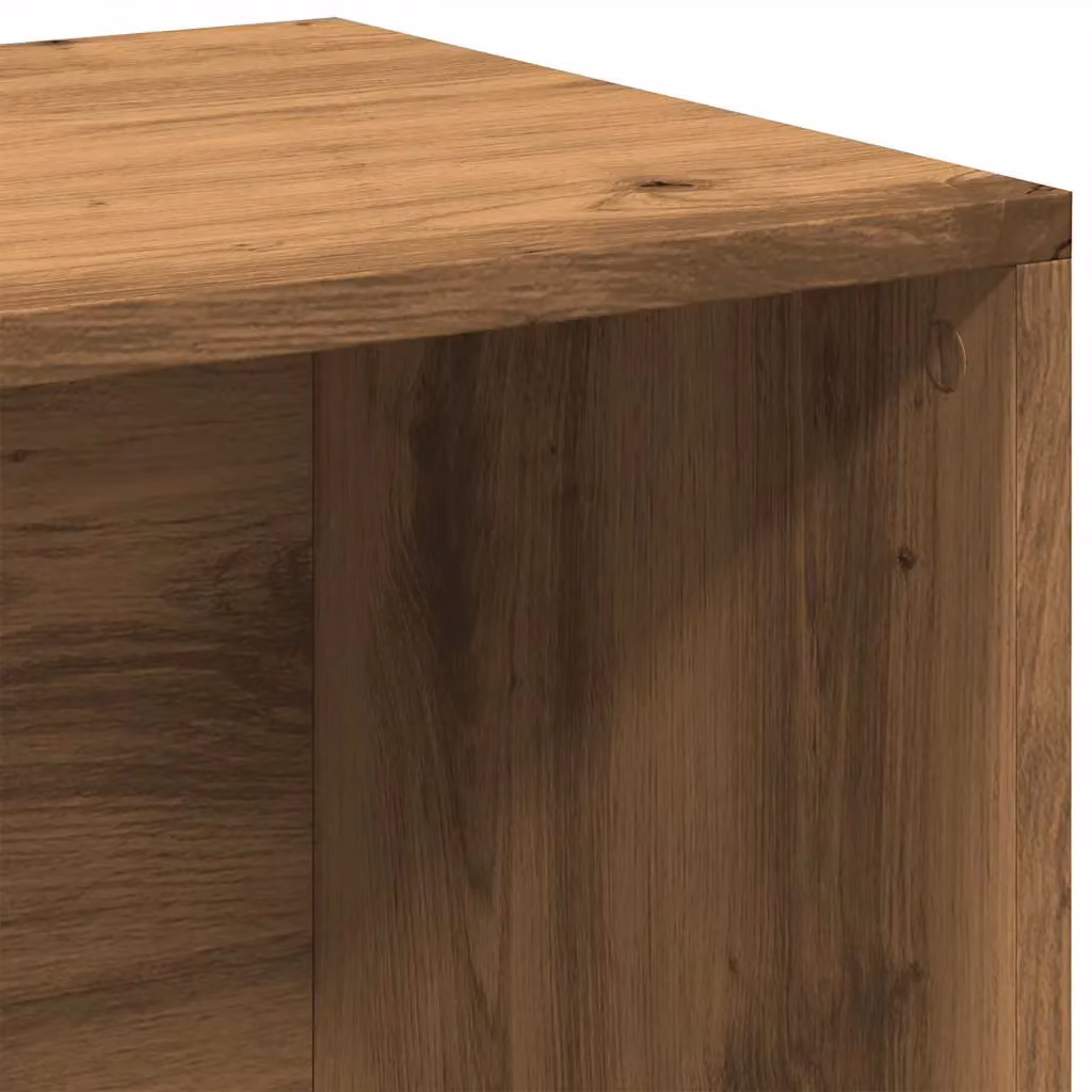 Berkfield Home LP Storage Box in Artisan Oak Brown, W: 69.5 cm, D: 34 cm, H: 36 cm – 5