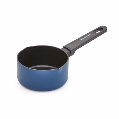 Morphy Richards Blue Aluminium and Ceramic Milk Pan, 14 cm – 1