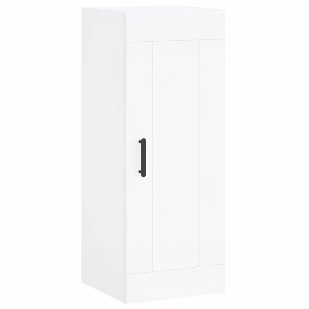 Berkfield Home Wall Mounted Cabinet in White, W/D/H: 34.5 x 34 x 90 cm – 2